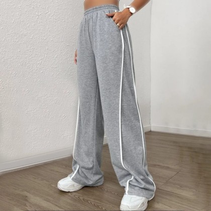 شلوار بگ نوار دوزی زنانه 9132