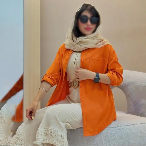 شومیز مانتویی زنانه مدل شانار