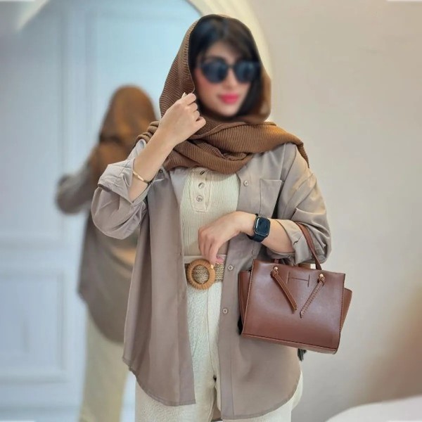شومیز مانتویی زنانه مدل شانار