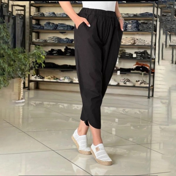 شلوار لنین زنانه طرح مام دم پا هلال مدل بهارتک