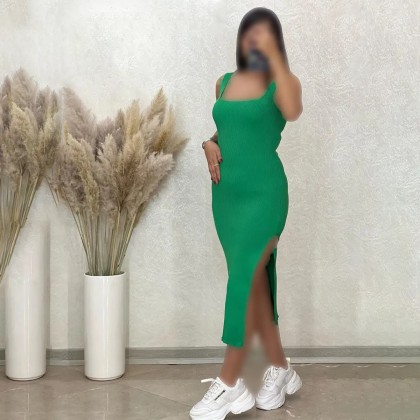 پیراهن بغل چاک زنانه مدل اسلیم