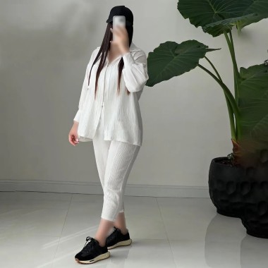 ست شومیز شلوار زنانه مدل یونا ( بازار ) 2