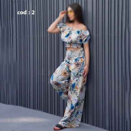 کراپ و شلوار کلمبیایی زنانه مدل آرتینس