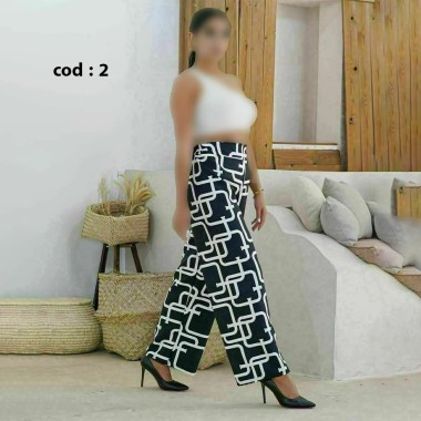 شلوار بگ طرحدار زنانه مدل ارتینس 2