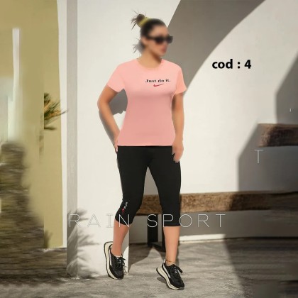 تیشرت شلوارک ورزشی زنانه مدل آرامیس ( راین اسپرت )