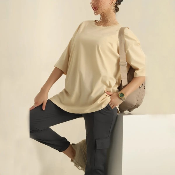 تیشرت لانگ لش زنانه مدل بهارتک