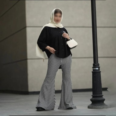 ست شومیز شلوار اسپانیایی زنانه مدل نلین 2