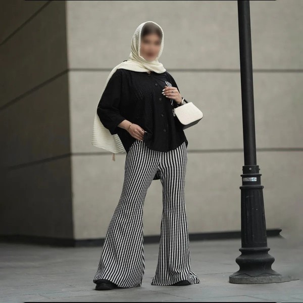 ست شومیز شلوار اسپانیایی زنانه مدل نلین