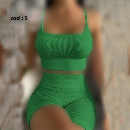 ست تاپ و شورتک زنانه مدل مارال ( اسلیم )