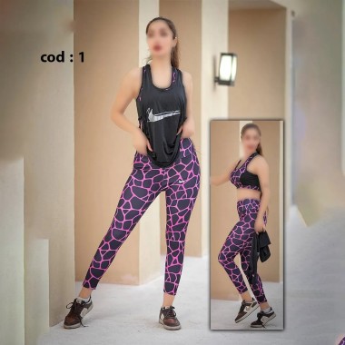 ست نیم تنه لگ کاور ورزشی زنانه 0257