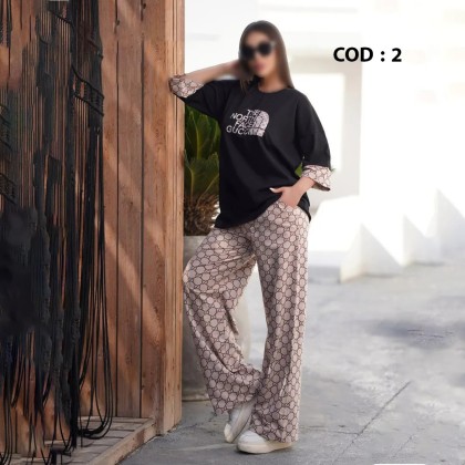 تیشرت شلوار گوچی زنانه مدل سندرا ( دنیلو )