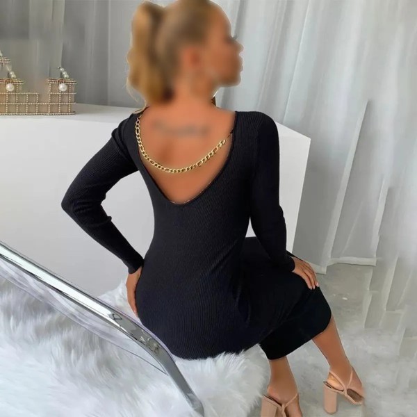 ماکسی جذاب استین بلند زنانه مدل سلین ( الین )