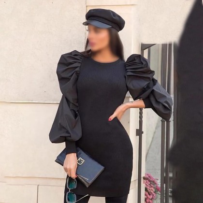 شومیز مجلسی آستین پفی زنانه مدل بازار