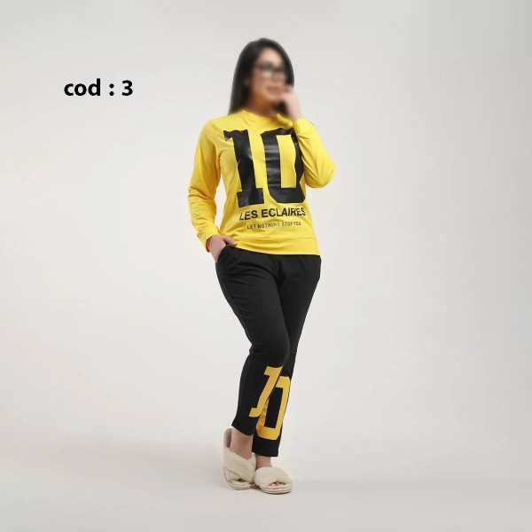ست بلوز و شلوار راحتی زنانه مدل دیانا ( یشیم )