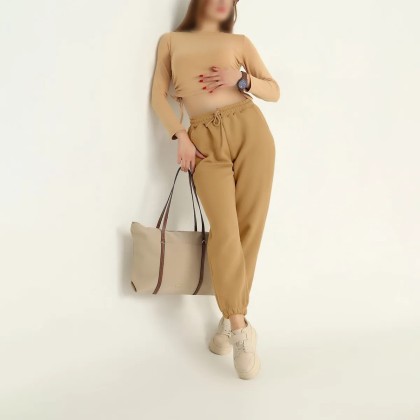 شلوار جاگر جیبدار زنانه مدل ژینوس