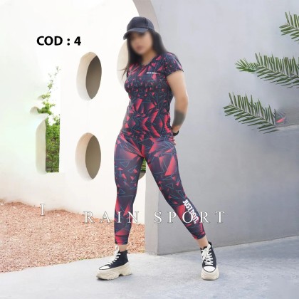 ست تیشرت شلوار ورزشی زنانه مدل  آیسو ( راین اسپرت )