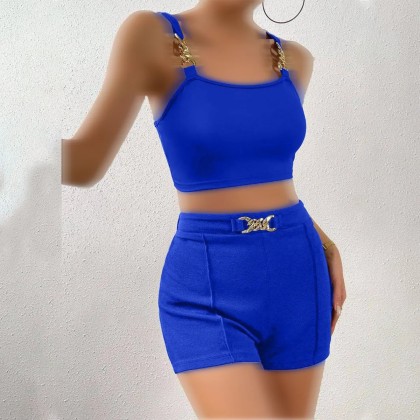 ست نیم تنه و شورتک زنانه مدل ایلیانا ( میناز )