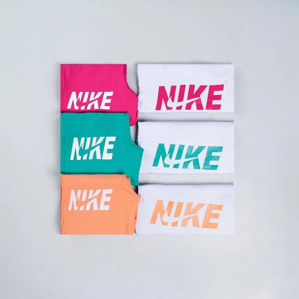 کراپ و شلوارک جیبدار زنانه طرح NIKE مدل Am