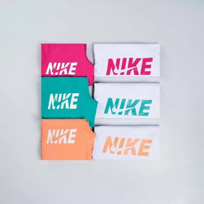 کراپ و شلوارک جیبدار زنانه طرح NIKE مدل Am