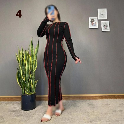 پیراهن بلند کثیف دوزی زنانه مدل الترا
