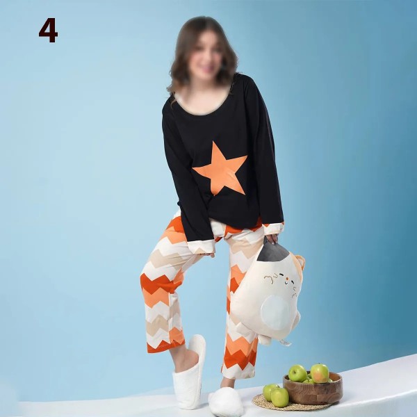 ست تیشرت و شلوار راحتی زنانه  سایز نرمال مدل آیسو ( پاگانی )
