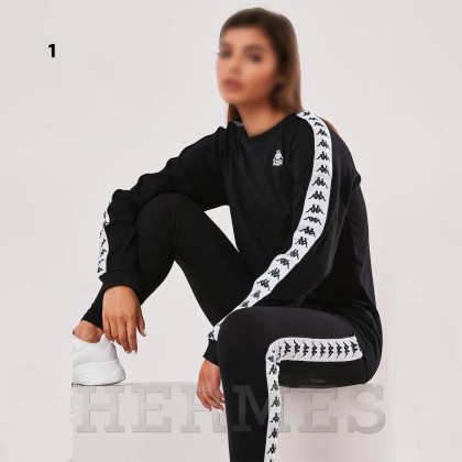 ست بلوز شلوار آستین بلند زنانه سایز بزرگ مدل هرمس