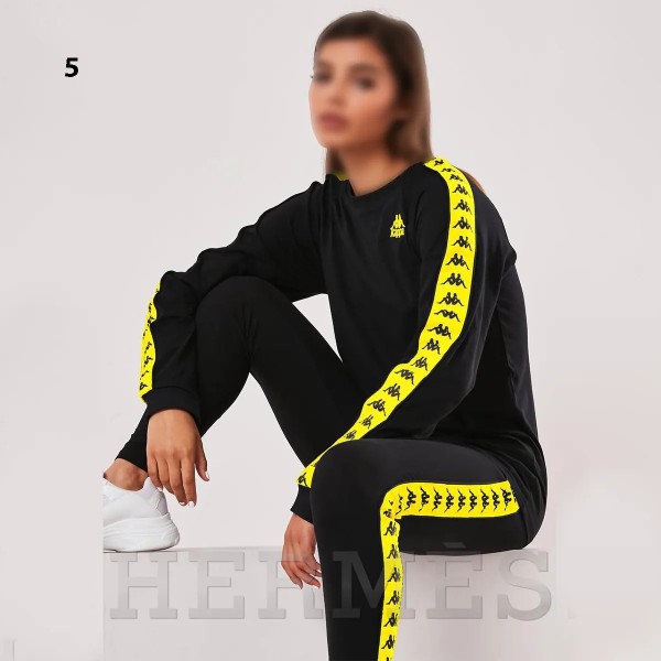 ست بلوز شلوار آستین بلند زنانه سایز بزرگ مدل هرمس
