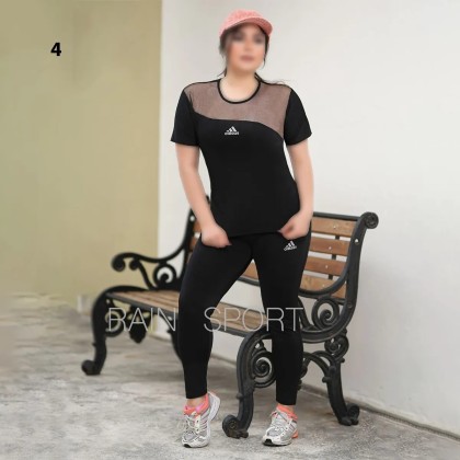 ست تیشرت شلوار سایز بزرگ ورزشی زنانه مدل آنیس ( راین اسپرت )
