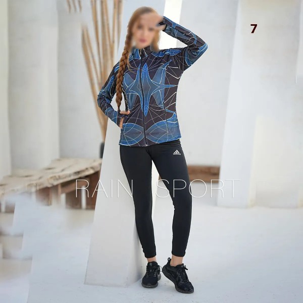 ست سویشرت شلوار فینگردار ورزشی زنانه مدل ژاکلین  ( راین اسپرت )