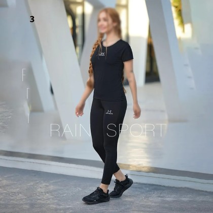 ست تیشرت شلوار ورزشی زنانه مدل کاترین ( راین اسپرت )
