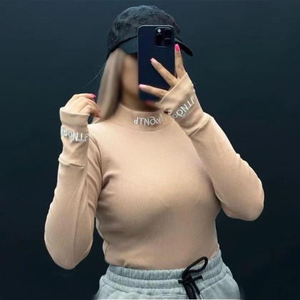 بادی روسی یقه و آستین گلدوزی زنانه مدل ولنتینو