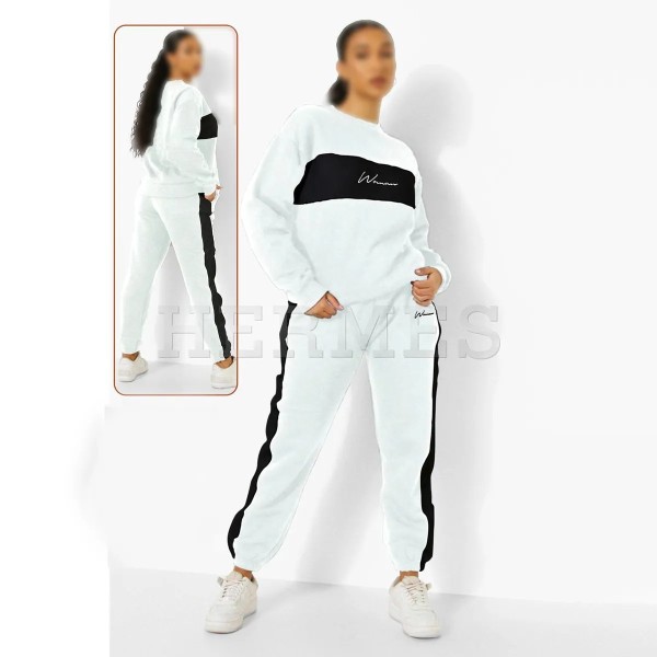 ست بلوز شلوار دورس پنبه زنانه مدل  WOMEN ( هرمس )