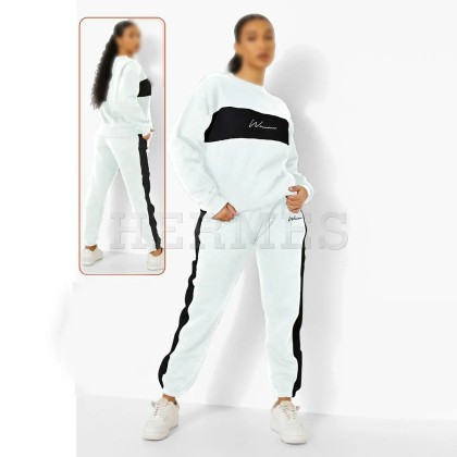 ست بلوز شلوار دورس پنبه زنانه مدل  WOMEN ( هرمس )