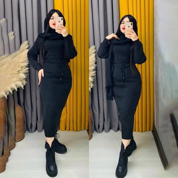 پیراهن بافت زنانه مدل رخسانا  ( رومانو )