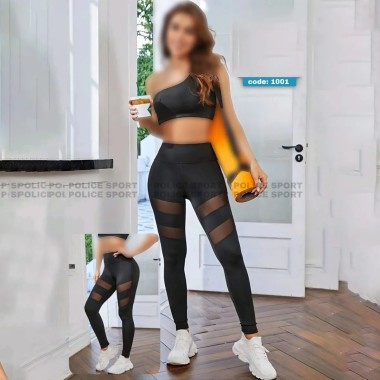 لگ تک جلوتور ورزشی زنانه مدل پلیس