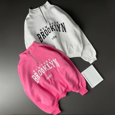 دورس کرکی نیم زیپ BROOKLYN زنانه مدل بهارتک