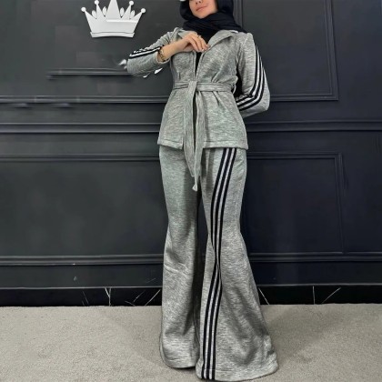ست سوئیشرت شلوار بوتکات زنانه مدل ساردین رومانو