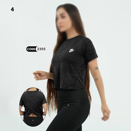 کراپ تک نایک پشت ضربدری زنانه مدل آدان اسپرت 2355