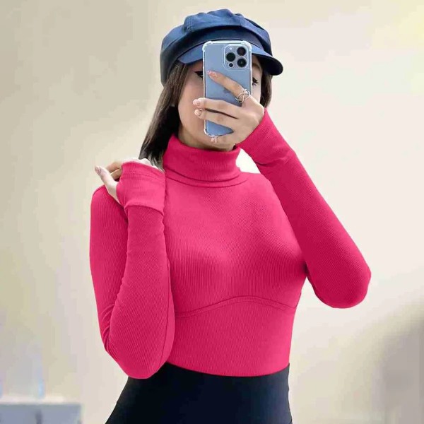 بادی یقه اسکی پایین سینه نواردوزی زنانه مدل ولنتینو