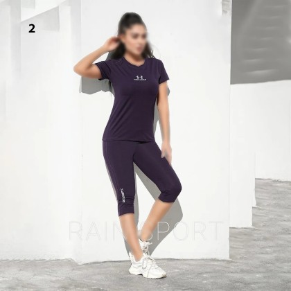 ست تیشرت شلوارک ورزشی زنانه راین اسپرت 3760