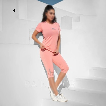 ست تیشرت شلوارک ورزشی زنانه راین اسپرت 3760