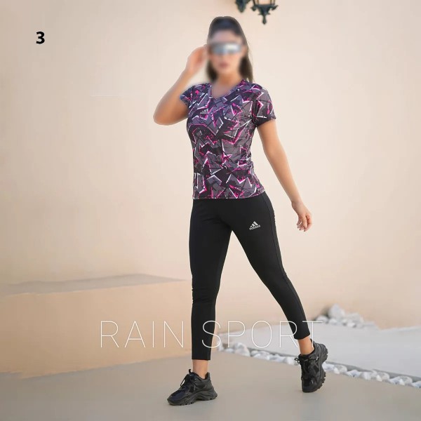 ست تیشرت شلوار ورزشی زنانه راین اسپرت 3764