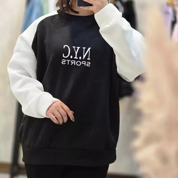 دورس یقه گرد دورنگ زنانه بهارتک