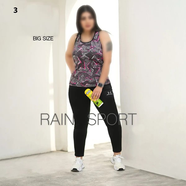 ست تاپ شلوار سایز بزرگ ورزشی زنانه راین اسپرت 3781