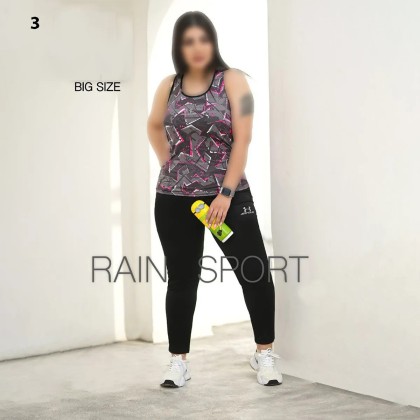 ست تاپ شلوار سایز بزرگ ورزشی زنانه راین اسپرت 3781