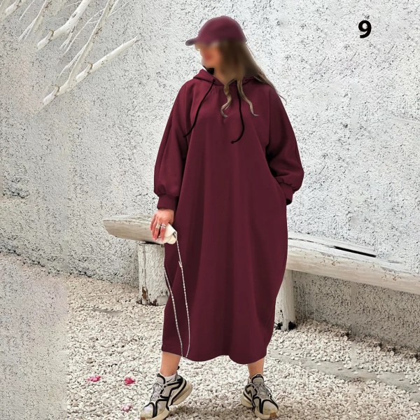 هودی لانگ کمر پانچی زنانه اسلیم 60904