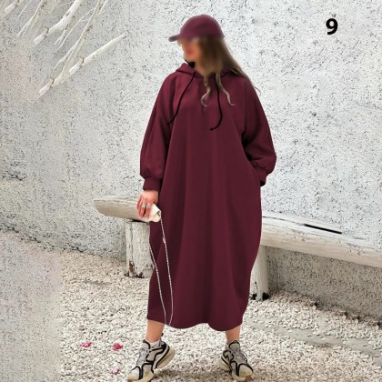 هودی لانگ کمر پانچی زنانه اسلیم 60904