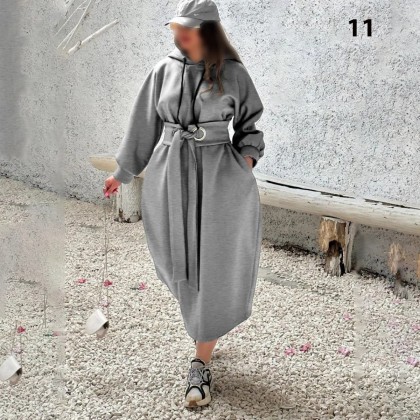 هودی لانگ کمر پانچی زنانه اسلیم 60904