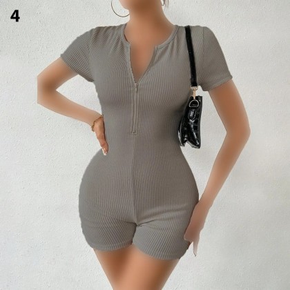 سرهمی شورتکی جلو زیپ دار زنانه پاپیون 7033
