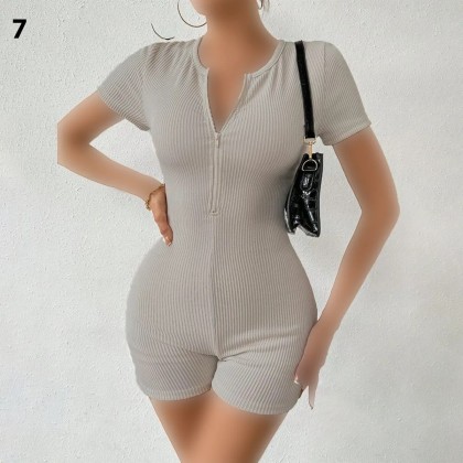 سرهمی شورتکی جلو زیپ دار زنانه پاپیون 7033
